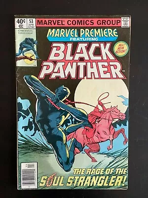 Buy Marvel Premiere #53 Comic Book Featuring Black Panther • 9.45£