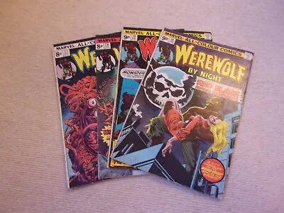 Buy Werewolf By Night # 27, 28, 29 And 30 From 1973-76 Era. • 9.99£