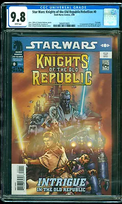 Buy Star Wars Knights Of The Old Republic #0 Cgc 9.8 1st App Squint Darth Malak • 283.80£