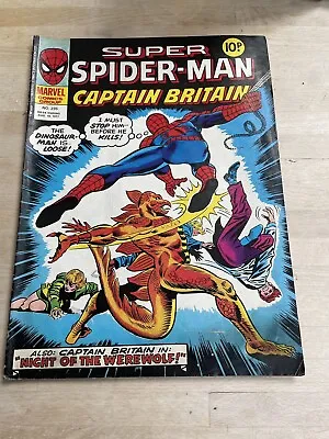 Buy Super Spiderman And Captain Britain. British Marvel Comic. No 235. Date 10/8/77. • 3.30£