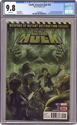 Buy Totally Awesome Hulk #22A 1st Printing CGC 9.8 2017 1258498022 • 73.87£