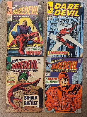 Buy Marvel Comic Daredevil #33 36 41 44 Lot Silver Age Book  • 44.03£