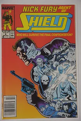 Buy Nick Fury Agent Of Shield #6 Newsstand Marvel Comics 1989 • 12.78£