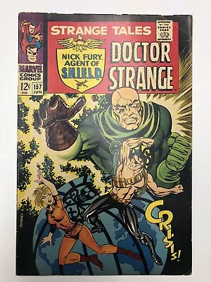 Buy Strange Tales #157 FN- Dr. Strange 1st App. Of The Living Tribunal 1967 Marvel • 45.35£