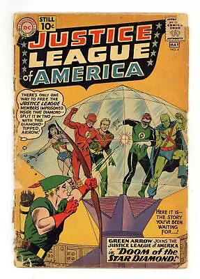 Buy Justice League Of America #4 FR 1.0 1961 • 30.04£