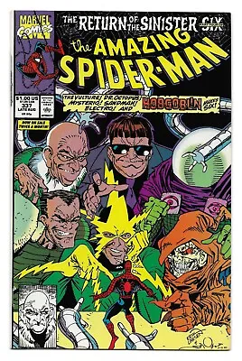 Buy Amazing Spider-Man #337 : VF/NM :  Rites And Wrongs   Return Of The Sinister Six • 25.95£
