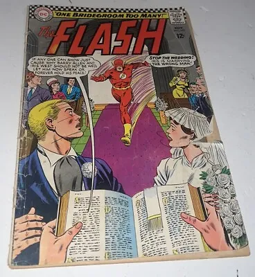 Buy The Flash # 165 Allen West Wedding 1966 Prof. Zoom Silver Age Detached Cover • 5.85£