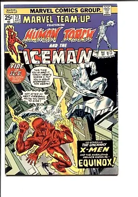 Buy Marvel Team-up 23 Vf Iceman Human Torch 1974 • 15.77£