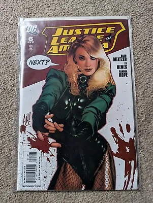 Buy DC Justice League Of America #6, Brad Meltzer 2006 Variant Cover • 25£