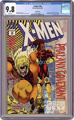 Buy X-Men #36 Kubert Direct Variant CGC 9.8 1994 4415310003 • 65.62£