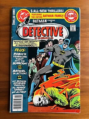 Buy Detective Comics 486 Batman Robin Batgirl Scarecrow VF+ • 5.53£