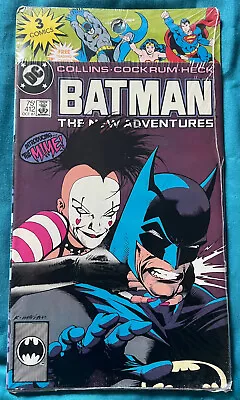 Buy Batman LOT #412-414 - Multi-Pack Reprint Ed. 1st. App. The Mime. (9.2 OB) 1989 • 7.67£