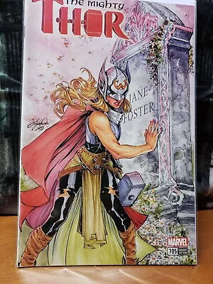 Buy Marvel Comics The Mighty THOR Issue #705 Variant JANE FOSTER Cover Comic Book NM • 13.24£