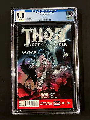 Buy Thor: God Of Thunder #10 CGC 9.8 (2013) - Godbomb Part 4 • 63.72£