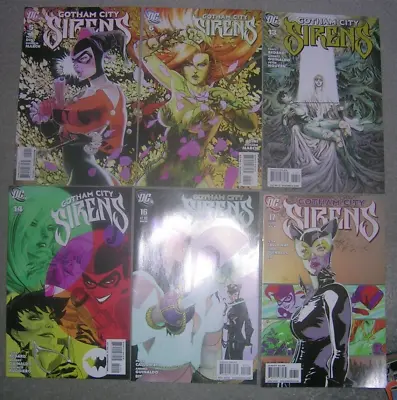 Buy GOTHAM CITY SIRENS.13 COMIC BUNDLE.#'s 5 TO 26.(NOT COMPLETE).2009 ON.VF+ • 39.99£