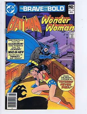 Buy Brave And The Bold  #158 DC 1980 Yesterday Never Dies ! Batman And Wonder Woman! • 21.59£