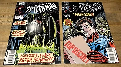 Buy Clone Saga 1994 2/4 Parter Spider-Man Web Of # 123 Spectacular # 222 • 2.99£