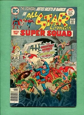 Buy All Star Comics #64 JSA Power Girl Superman DC Feb. 1977 Wally Wood • 3.22£