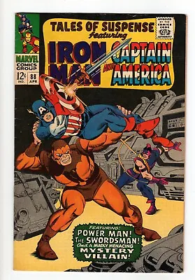 Buy Tales Of Suspense #88 Marvel Comic Book. IRON MAN & CAPTAIN AMERICA. Aurora 1967 • 31.72£