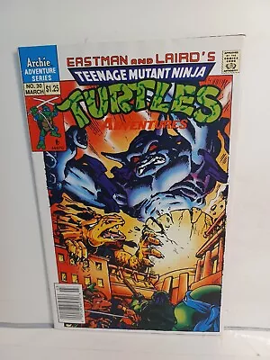 Buy Eastman And Laird’s Teenage Mutant Ninja Turtles Adventures #30 Newsstand Archie • 7.94£