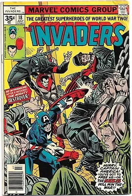 Buy Invaders 18 35 Cent Price Variant Vg .35 Captain America 1977 • 94.08£