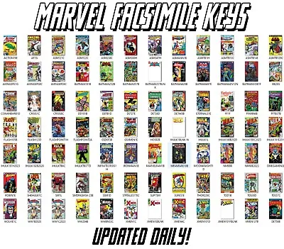 Buy ALL MARVEL FACSIMILE KEY ISSUE Artist Variants... Choose  List Revised DAILY • 3.16£