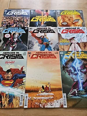 Buy Heroes In Crisis - Issues #1-9 Complete Set Lot DC Comics  2019 • 4.99£