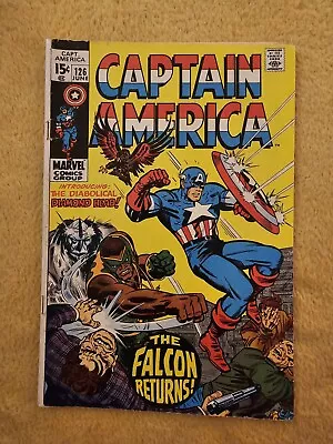 Buy Captain America #126   Stan Lee & Jack Kirby 1970 - 1st Appearance  Diamond Head • 15.82£