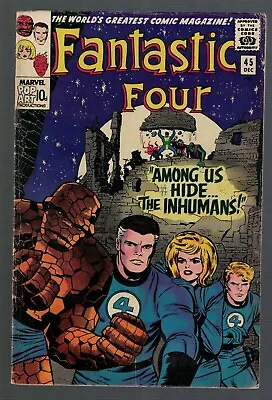 Buy Marvel Comics 45 FN- 5.5 1965 1st Appearance Inhumans Black Bolt • 389.99£