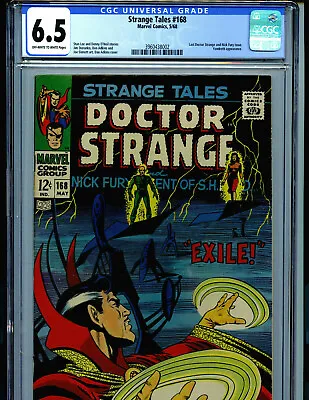 Buy Strange Tales #168 CGC 6.5 FN+ 1968 Marvel Comics  Amricons K37 • 136.72£