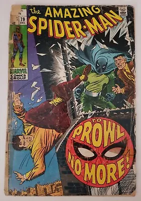 Buy Low Grade Amazing Spider-Man #79 (Marvel Comics, 1969) Prowler, POOR • 10.85£