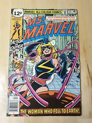 Buy Ms. Marvel Volume 1 #23 Marvel Comics 1979 UK Pence Cover • 5.99£