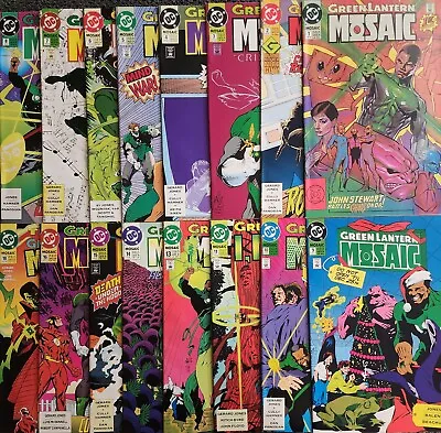 Buy Green Lantern Mosaic 1-11 13-16 18 DC Comic Book Lot/Run Of 16 KEY 1992 Jones 1 • 39.54£