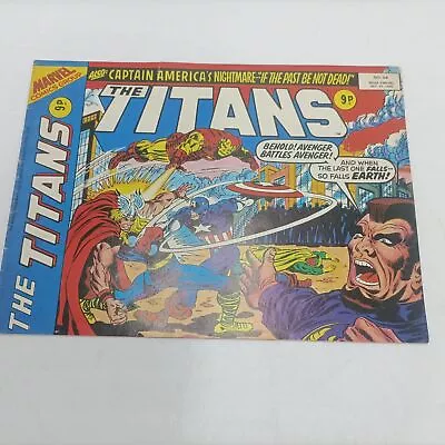 Buy The Titans Comic #54 Oct. 27th 1976 [vg] UK Marvel | The Avengers, Captain Am... • 3.99£