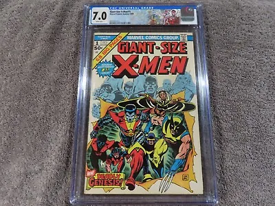 Buy 1975 MARVEL Comics GIANT-SIZE X-MEN #1 Key 1st Appearance New X-MEN - CGC 7.0 WP • 2,563.39£