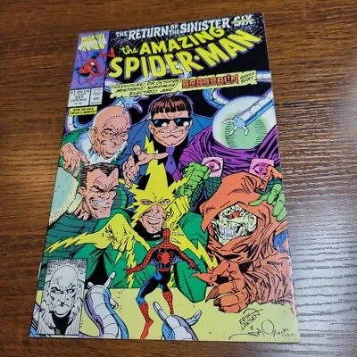 Buy Amazing Spiderman #337. 1st Team Appearance Sinister Six II. Marvel Comic Key • 13.40£