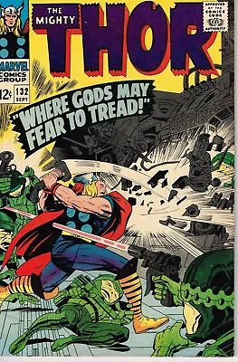 Buy Thor #132 (1962) - 5.5 FN- *1st App. Ego The Living Planet* • 26.91£