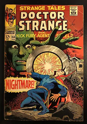 Buy Strange Tales #164 Marvel Comics 1968 Doctor Strange And Nick Fury - VG • 15£