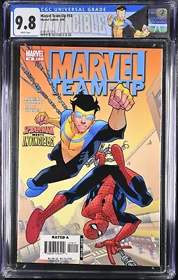 Buy Marvel Team-Up (2004) #14 CGC 9.8 🔥Spider-Man Meets Invincible 🔥Custom Label • 960.73£
