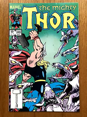 Buy Marvel Comics - The Mighty Thor #346 - Classic Walt Simonson Story And Art! • 3.50£