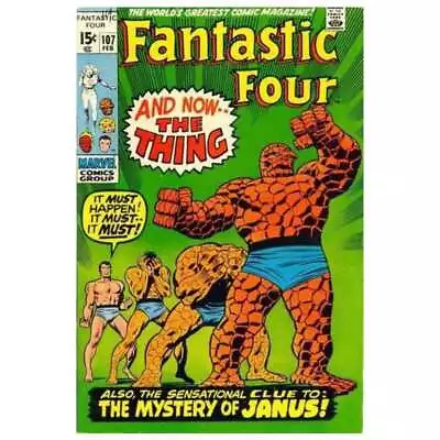 Buy Fantastic Four (1961 Series) #107 In VF Minus Condition. Marvel Comics [l| • 50.17£