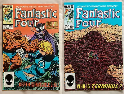 Buy Lot Of 2: Fantastic Four #266 & #269 (1984) Marvel Comics (John Byrne Story/Art) • 1.99£