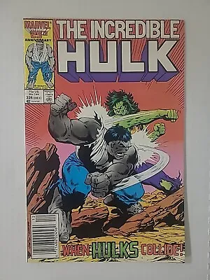 Buy Incredible Hulk 326 Newsstand Vs Rick Jones • 12.01£