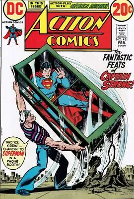 Buy Action Comics (1938) # 421 (1.8-GD-) 1st Captain Strong 1973 • 6.75£