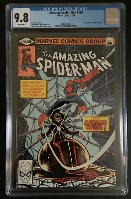Buy Amazing Spider-man 210 CGC 9.8 First Madame Webb • 1,100£