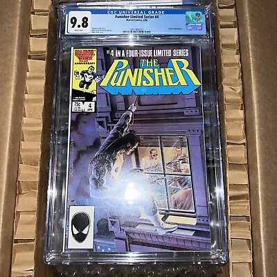 Buy PUNISHER LIMITED SERIES 4 CGC 9.8 WP JIGSAW Copper Age MARVEL COMICS 1986 • 118.55£