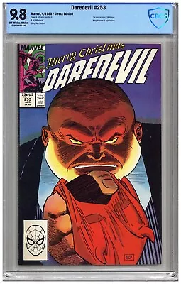 Buy Daredevil  #253   CBCS   9.8   NMMT   Off White/wht Pgs   4/88  1st App. Of Wild • 126£
