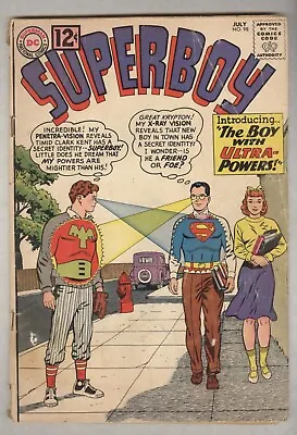 Buy Superboy #98 July 1962 G+ Origin / First Appearance Of Ultra-Boy • 23.95£