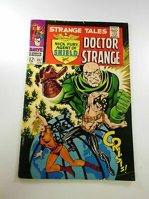 Buy Strange Tales #157, FN 6.0, 1st Cameo Of Living Tribunal; Dr. Strange, Fury • 50.08£