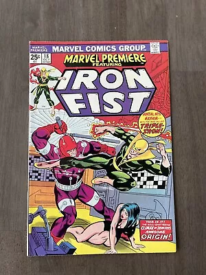 Buy MARVEL PREMIERE #18 (1974) Iron Fist Origin Issue 1st Appearance Of Joy Meachum, • 36.14£